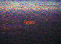 Uluru inmitten des Red Centers